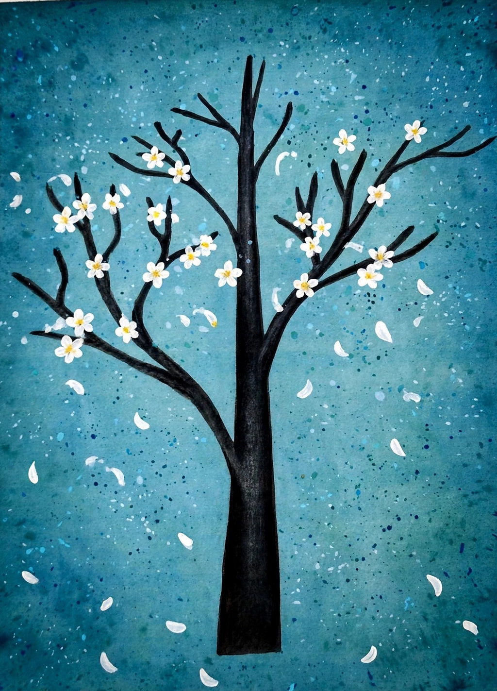 Winter tree artwork